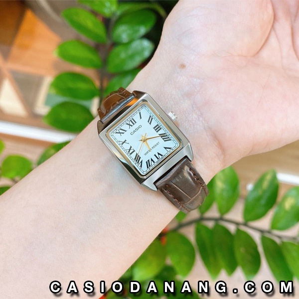 Đồng hồ nữ dây da Casio chính hãng Anh Khuê LTP-V007L-7B2UDF