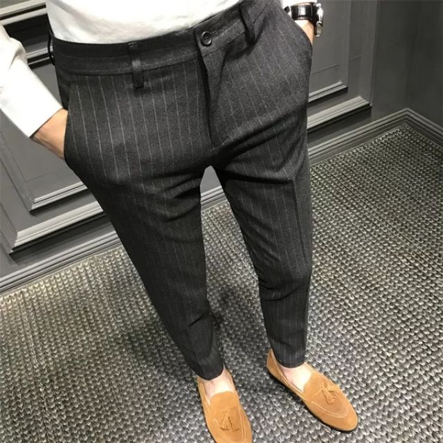 Quần tây nam ống côn nhỏ ôm chân dáng body mẫu mới đủ màu đủ size QUẦN ÂU WIN 69