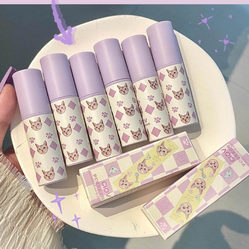 Son Sáp Tông Lì Màu Nâu Đỏ Tạo Hiệu Ứng Sương Khói Chống Dính Cốc