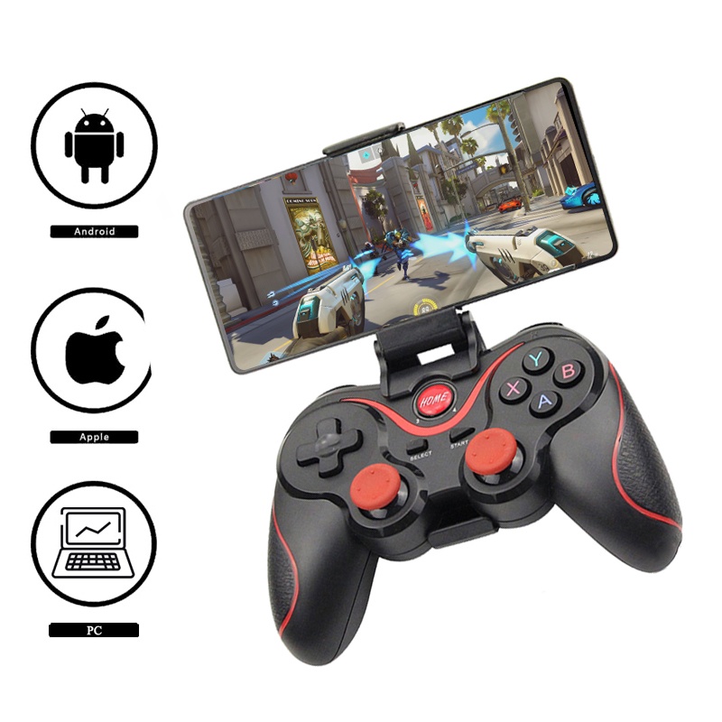 Tay Cầm Chơi Game Bluetooth Terios T3 X3 Draaadloze Cho Pc-Gamecontroller Ondersteunt Bt3.0-Joystick Gesktoor