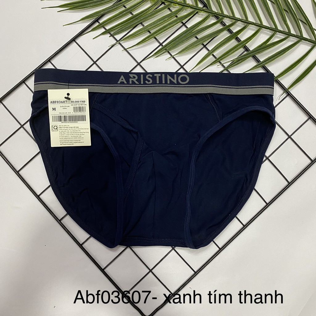 Quần sịp nam tam giác ARISTINO cotton co giãn siêu tiện lợi tiết kiệm thời gian Abf03607