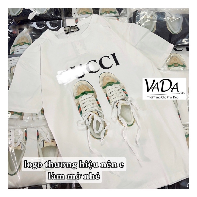 Áo Phông Phom Rộng Dấu Quần In Hình Đôi Giày Áo Thun Tay Lỡ Chất Vải Cotton - Titifa Shop