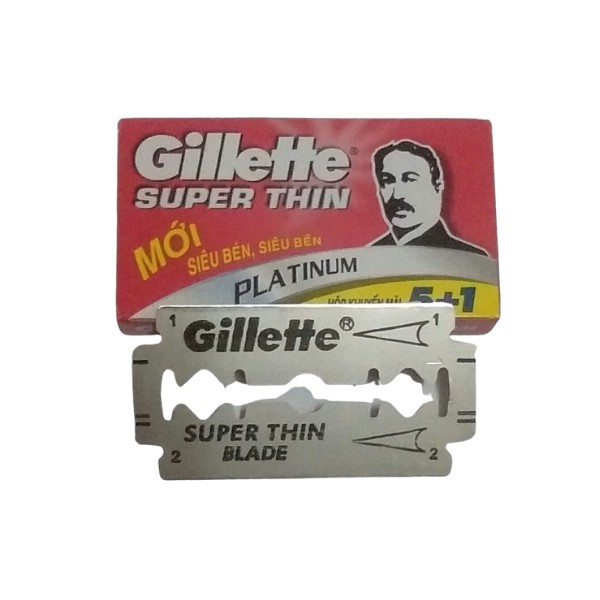 [HÀNG CÓ SẴN]Combo 6 lưỡi lam Gillette Thin((CHÍNH HÃNG)