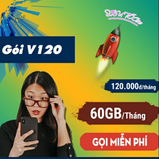 Sim viettel v120 [free tháng đầu] 4gb/ngày