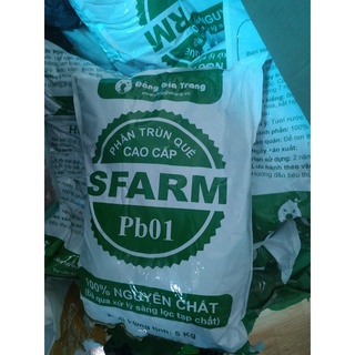 Phân Trùn Quế Cao Cấp Sfarm 5kg