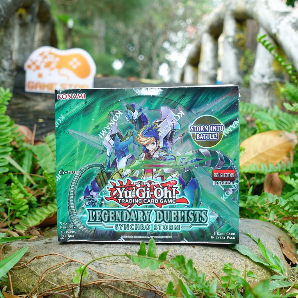 Bài YuGiOh TCG Legendary Duelists Synchro Storm Booster Box (1st Edition) Build Deck phiên bản tiếng Anh YGOCGBOOB01