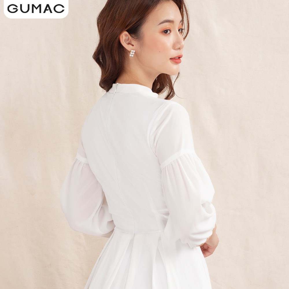 Đầm nữ cổ tàu phối viền DA10109 GUMAC | BigBuy360 - bigbuy360.vn