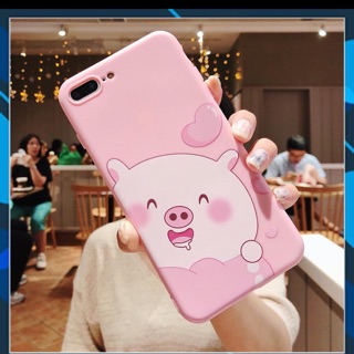 Ốp lưng heo hồng silicon