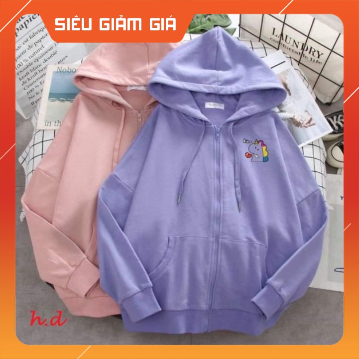 giảm giá Áo khoá mũ ngựa thả tim HĐ11 cực rẻ