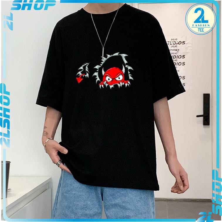 Áo Thun tay lỡ form rộng Devil, áo phông nam nữ unisex phong cách hàn quốc -2LSHOP