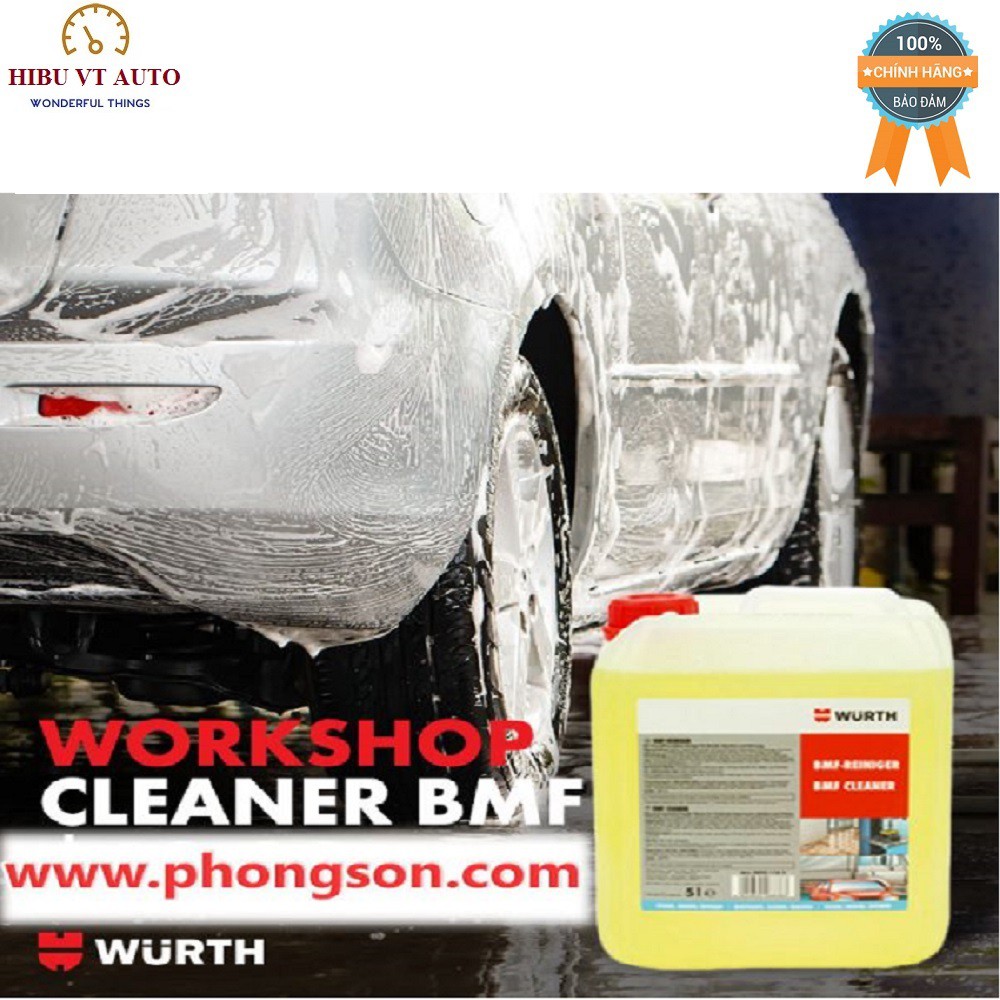 Nước Tẩy Rửa Đa Năng Wurth Bmf Workshop Cleaner 5Lit 08931182