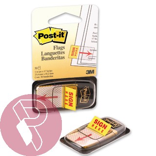 Giấy đánh dấu chữ ký Post-it Sign Here 3M