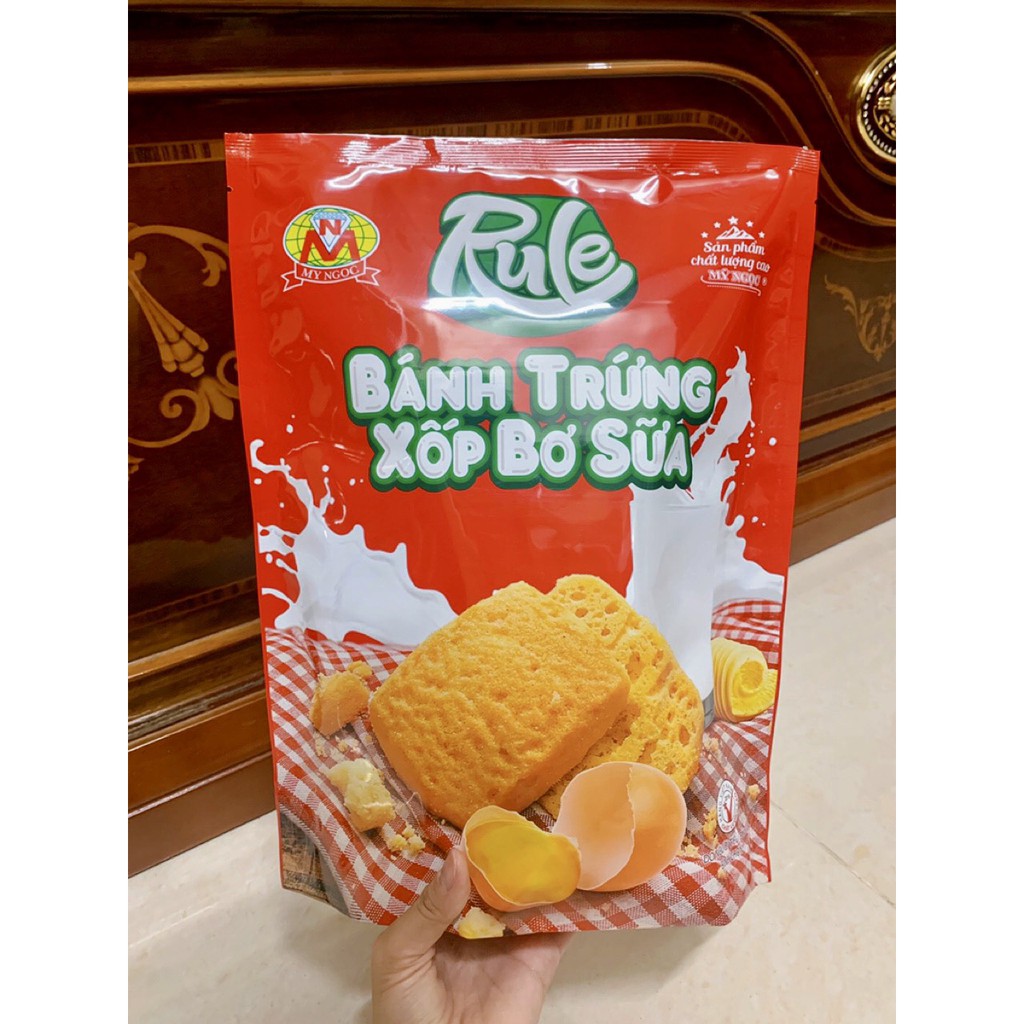 Rule - 400g Bánh Trứng Xốp BƠ SỮA tươi MỸ NGỌC - My Ngoc Baked Cookie with Buttermilk