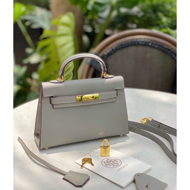 Túi Hermes Kelly 6 màu tag vàng& bạc fullbox