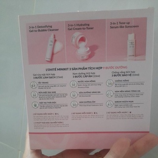 Bộ sản phẩm Mini Lovite 3in1 (tiết kiệm thời gian cho các cô gái bận rộn )