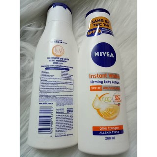 SỮA DƯỠNG THỂ GIÚP SÁNG DA TỨC THÌ NIVEA SPF30