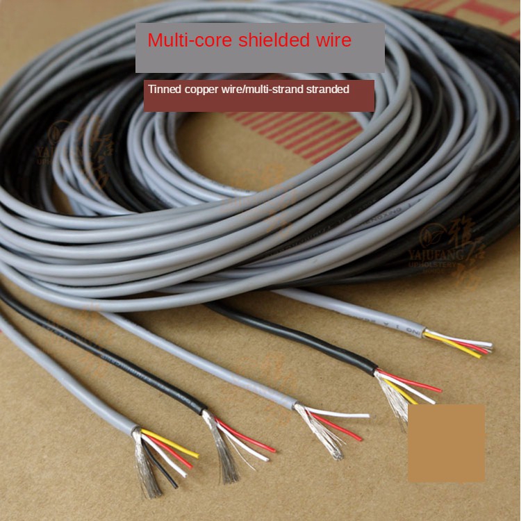 Dây Cáp Tín Hiệu 5Meters UL2547 24AWG PVC Cách Điện 2 3 4 Lõi Chất Lượng Cao