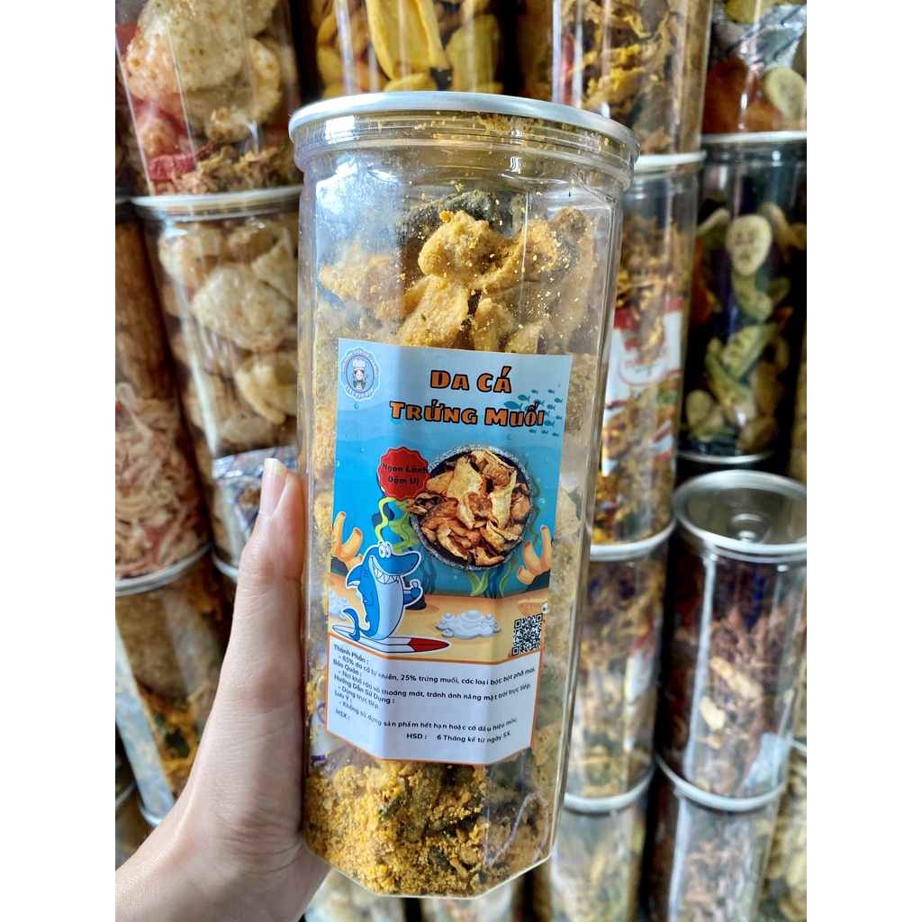 Da Cá Trứng Muối  - Giá Rẻ -  [Mã MGG16] 250Gram...Da Cá Giòn Trứng Béo Béo [Nhà Làm] Sạch Sẽ Ăn Vặt Family Q6 | BigBuy360 - bigbuy360.vn