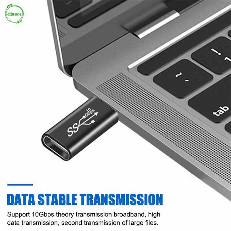 Giắc Chuyển Đổi Từ Cf 5a Type-C Male Sang Female Usb-C Gen 2 10gbps