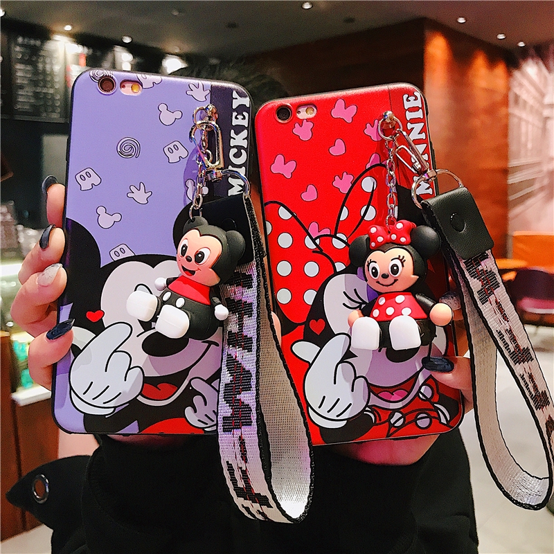 Cartoon Case Vivo V5 V5s Y67 Y55 Y53 Cute Mickey Minnie Phone Back Cover