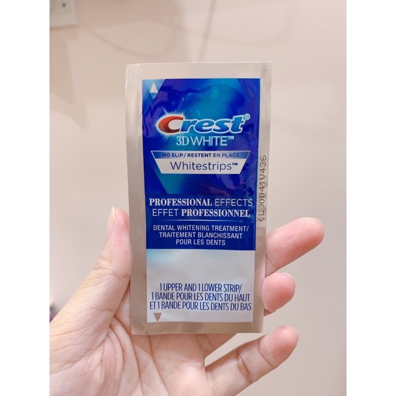 Miếng Dán Trắng Răng Crest 3D White Whitestrips Professional Effects