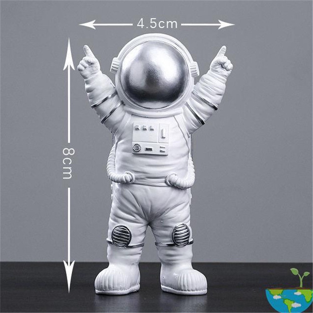 1/3 Cái Sáng Tạo Nhựa Phi Hành Gia Phi Hành Gia Để Bàn Trang Trí Hình Tượng Spaceman Trang Trí Mẫu Quà Tặng Trang Trí Nhà Cửa