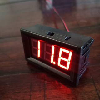 Vôn kế LED 4.5-30 VDC, Đồng Hồ Led Báo Volt DC