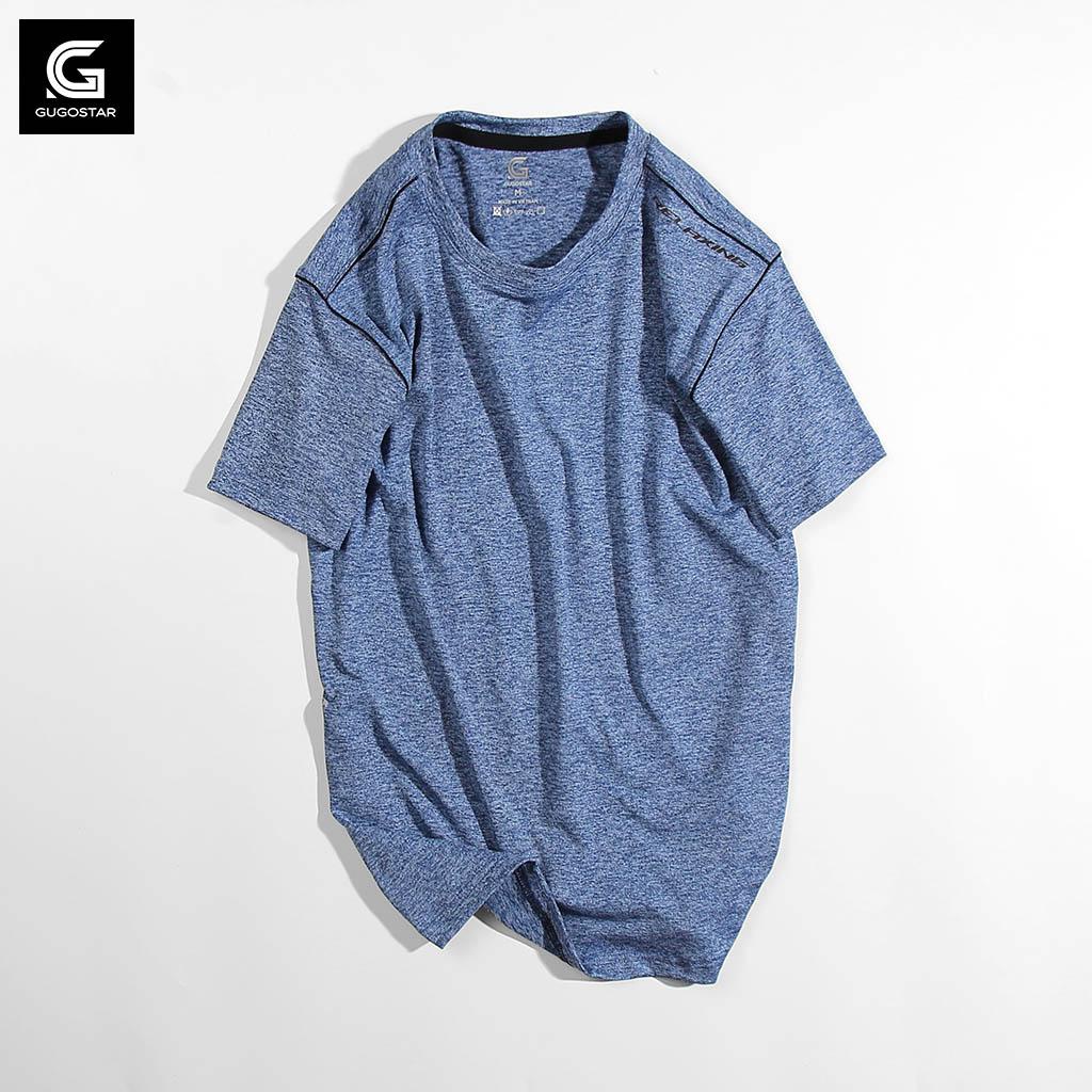 Áo Thun Nam RELAXING G02 GUGOSTAR, Chất Thể Thao Thoáng Mát, Co Giãn 4 Chiều