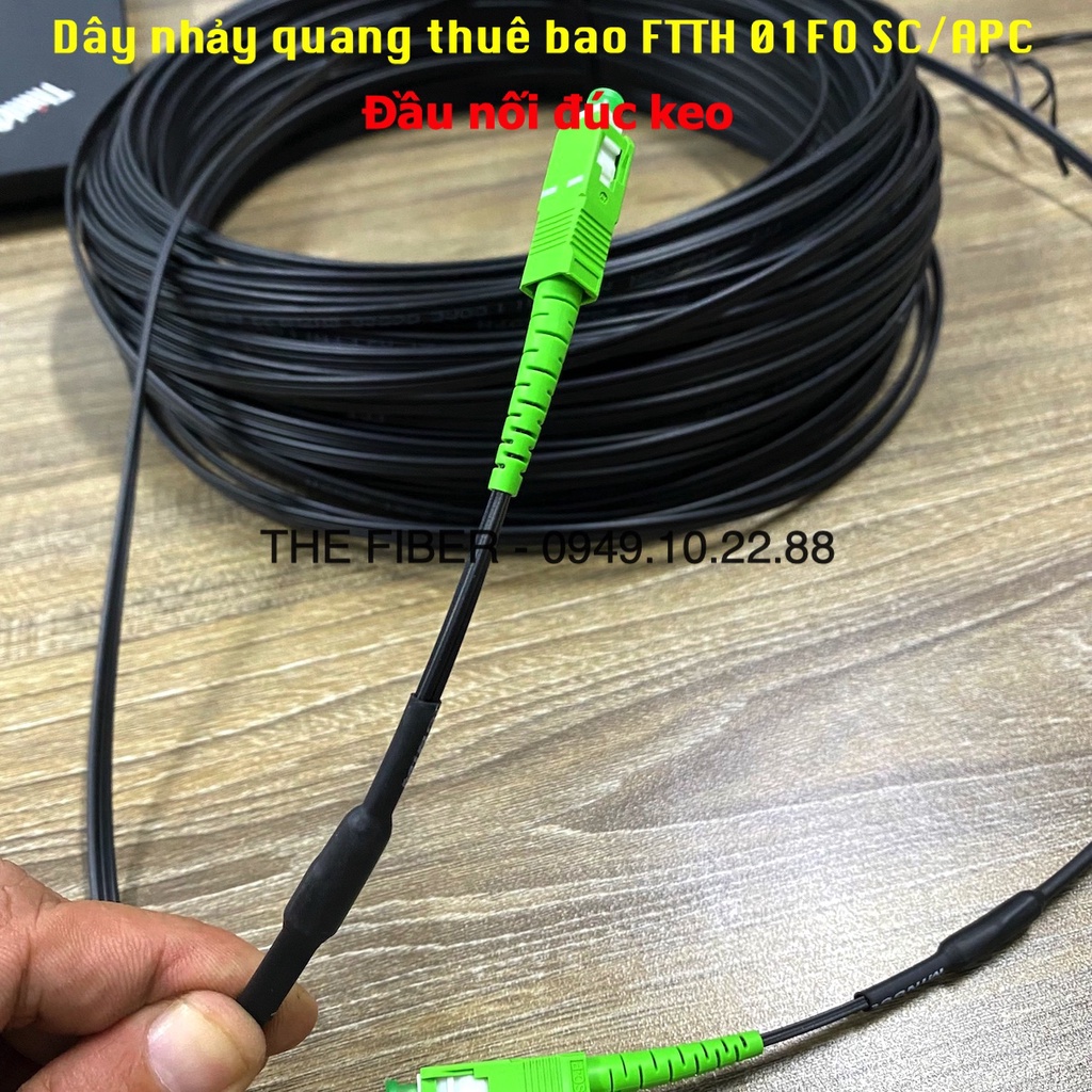Dây nhảy quang thuê bao FTTH 01FO SC/APC-SC/APC - Chiều dài theo yêu cầu