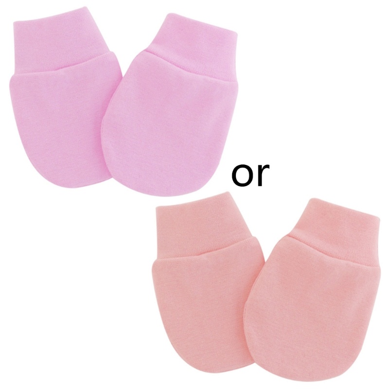 1 Đôi Găng Tay Cotton Mềm Chống Xước Cho Bé Sơ Sinh