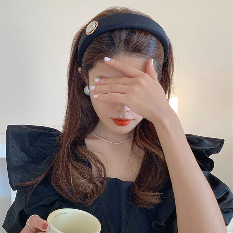 Băng Đô Cài Tóc Hình Hoa Hồng Nổi Tiếng Thời Trang Thu Đông Cho Nữ