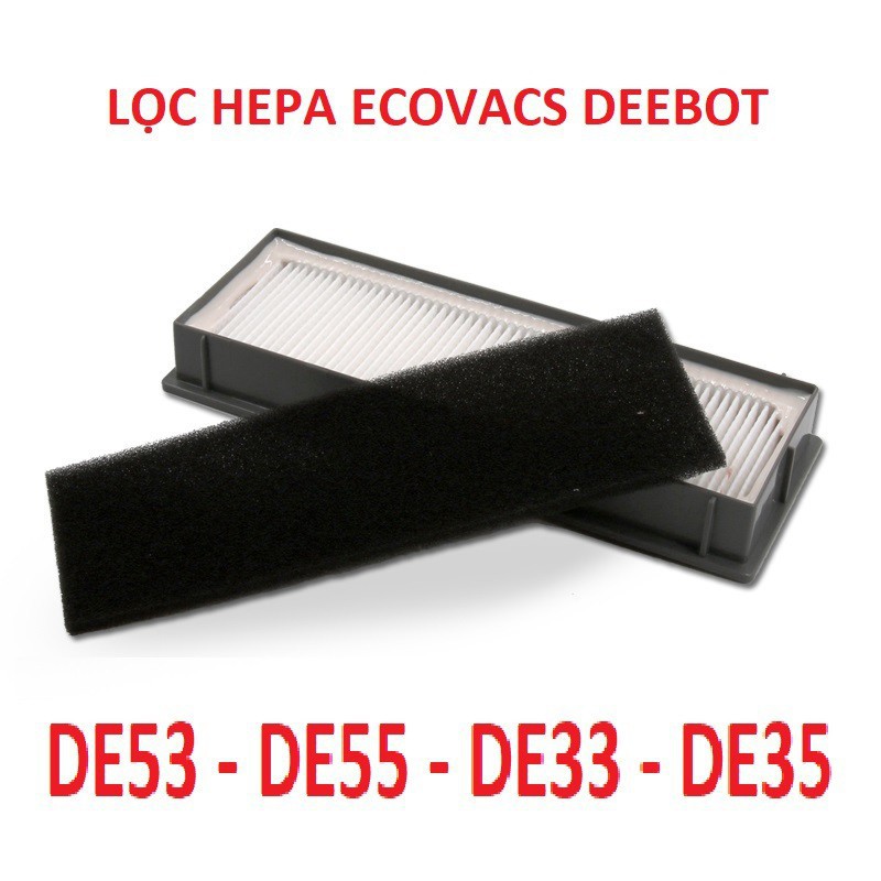Màng lọc hepa robot hút bụi Ecovacs Deebot DE35 , DE33 , DE55 , DE53 , DG711 , DG710  DG716 , DT88 , DM65 , DC68