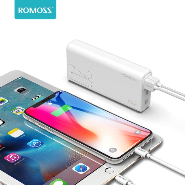 Pin Sạc Dự Phòng Romoss Simple 20 Mini 20000Mah 3 Cổng Sạc Vào - Bh 1 Năm | Pin Dự Phòng Romoss Simple 20