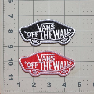 Patch vải thêu hình logo vans S57