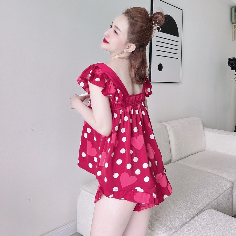 Bộ Ngủ Nữ SOJUN Bộ Mango Cánh Tiên 40-63Kg