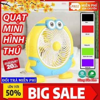 💘SALE 50%💘 QUẠT MINI HÌNH THÚ CẮM ĐIỆN ĐỂ BÀN SIÊU ĐÁNG YÊU 💘 SIÊU HOT💘