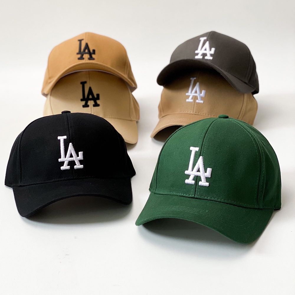 Mũ lưỡi trai thời trang nam nữ thêu chữ LA phong cách nón kết đẹp AH1661