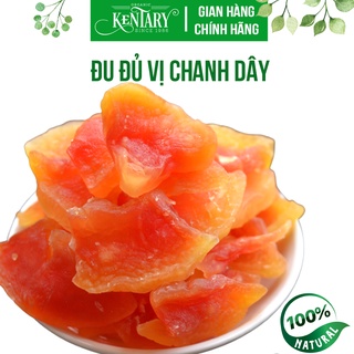 Đu Đủ Sấy Lạnh Kentary - Sấy Mộc, Không Chất Bảo Quản - Ăn vặt Healthy - Túi 200gr/400gr/800gr