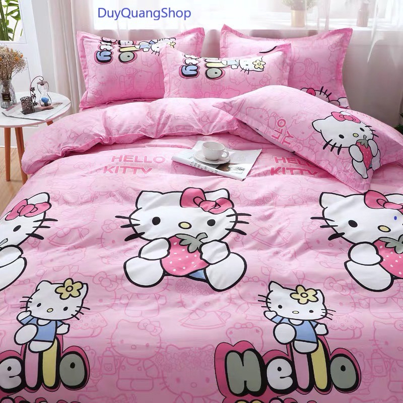 Cotton Poly Nhập Khẩu - Kitty Hồng SP001112