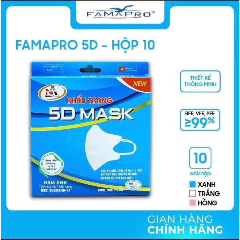 khẩu trang 5D famapro