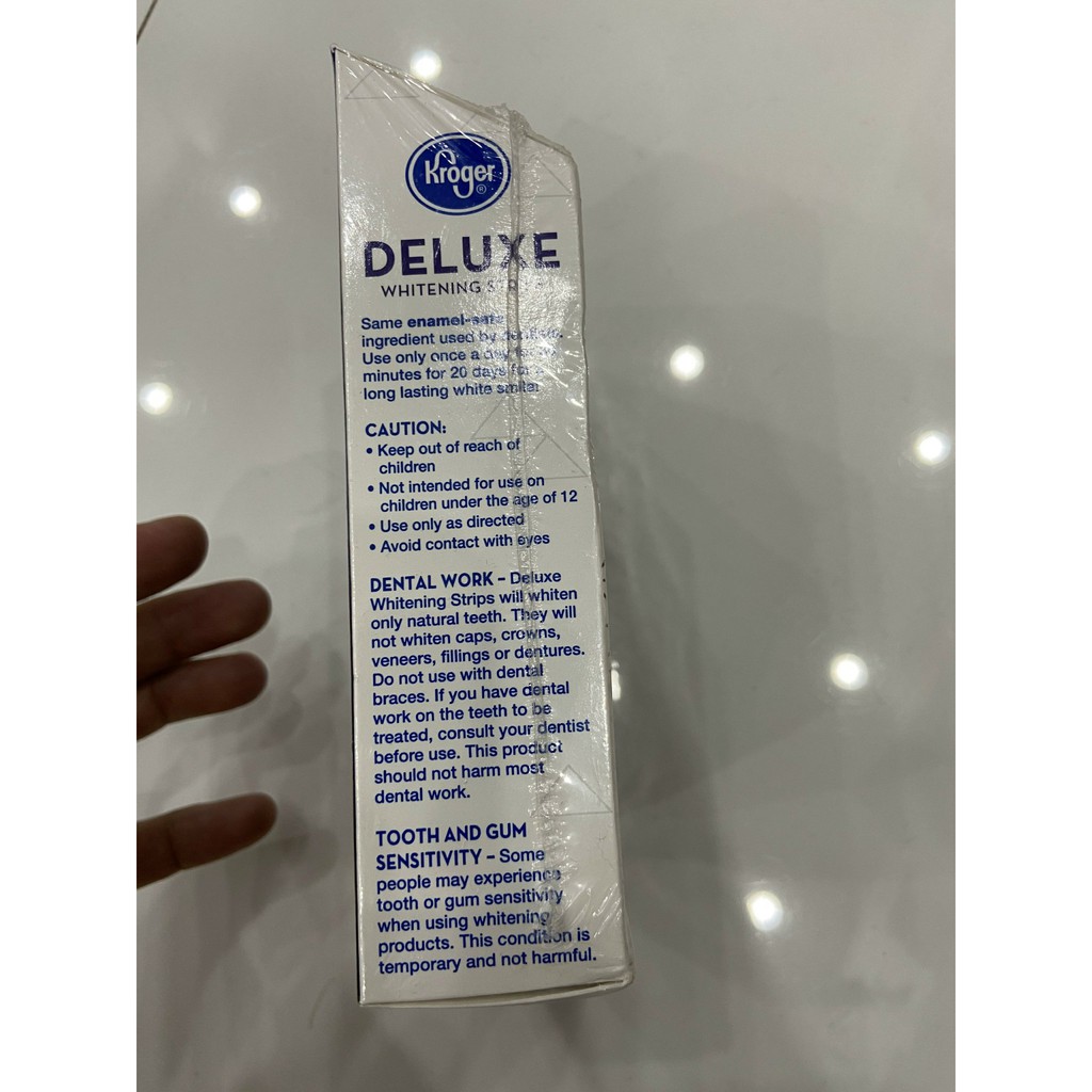 Miếng Dán trắng răng kroger deluxe Made in USA