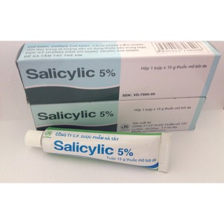 Kem bôi ngoài da salicylic 5% 15g.
