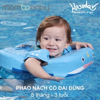 Phao nách không bơm hơi chống lật Mambobaby phao cho bé 8 tháng