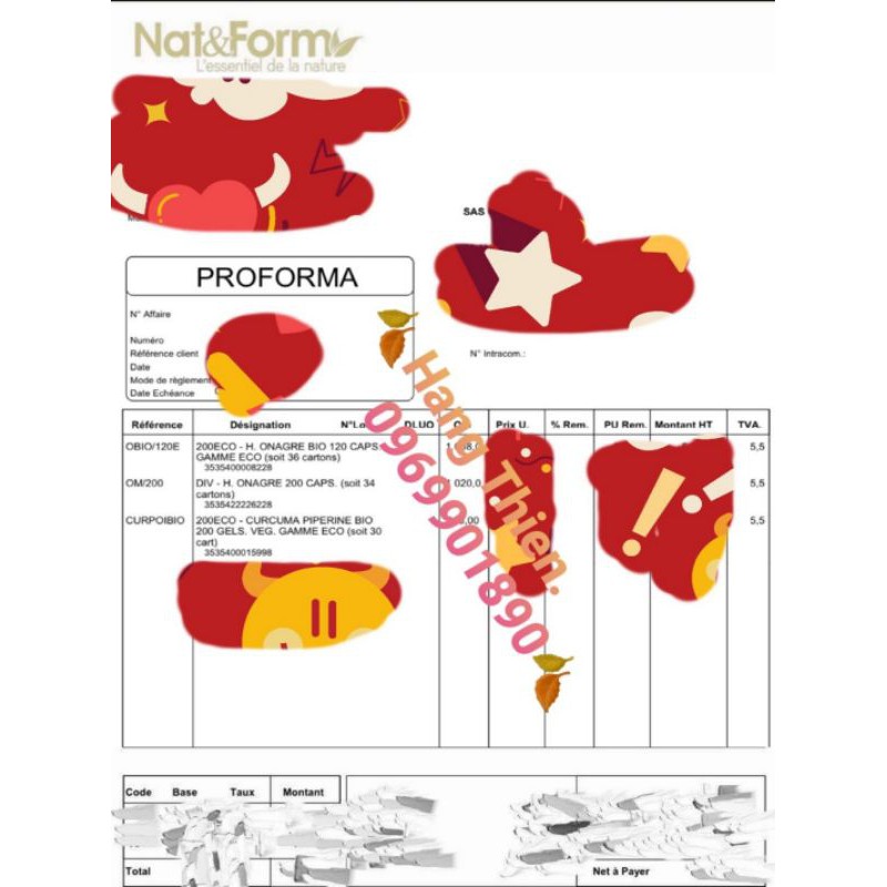 (Đủ bill) Tinh dầu hoa anh thảo Pháp Nat&Form lọ 200v | BigBuy360 - bigbuy360.vn