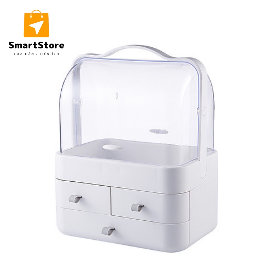 HỘP ĐỰNG MỸ PHẨM CÓ QUAI XÁCH NHIỀU NGĂN TIỆN LỢI