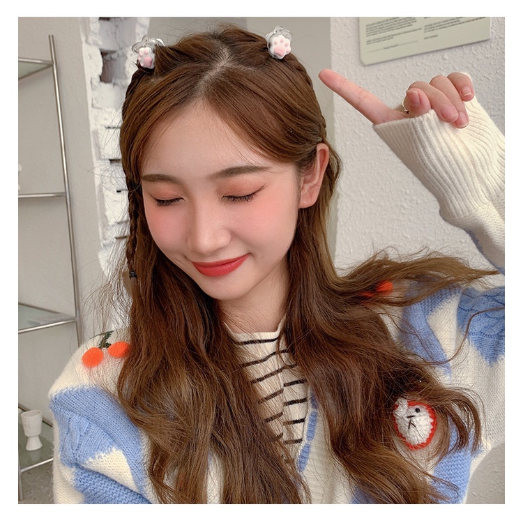 Kẹp tóc mini gấu nơ trong suốt phong cách hàn quốc giá rẻ K144