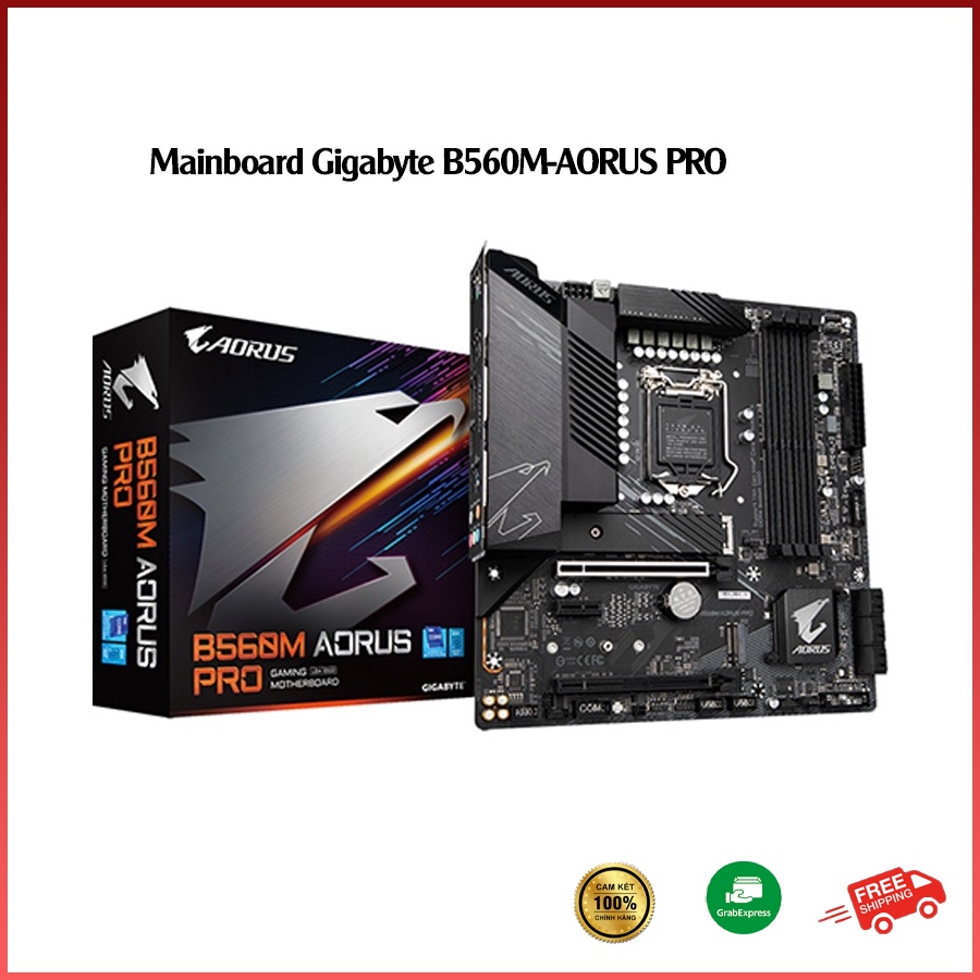 Mainboard Bo Mạch Chủ PC Gigabyte B560M-AORUS PRO - Bảo Hành 3 Năm Chính Hãng