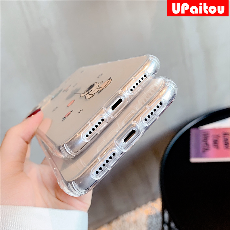 ốp điện thoại Silicone Họa Tiết Phi Hành Gia Dễ Thương Cho Iphone 12 11 Pro Max 12 Mini X Xr Xs Max 8 7 Plus | BigBuy360 - bigbuy360.vn