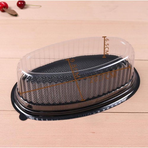 Hộp oval đế đen F70 - set 10 cái