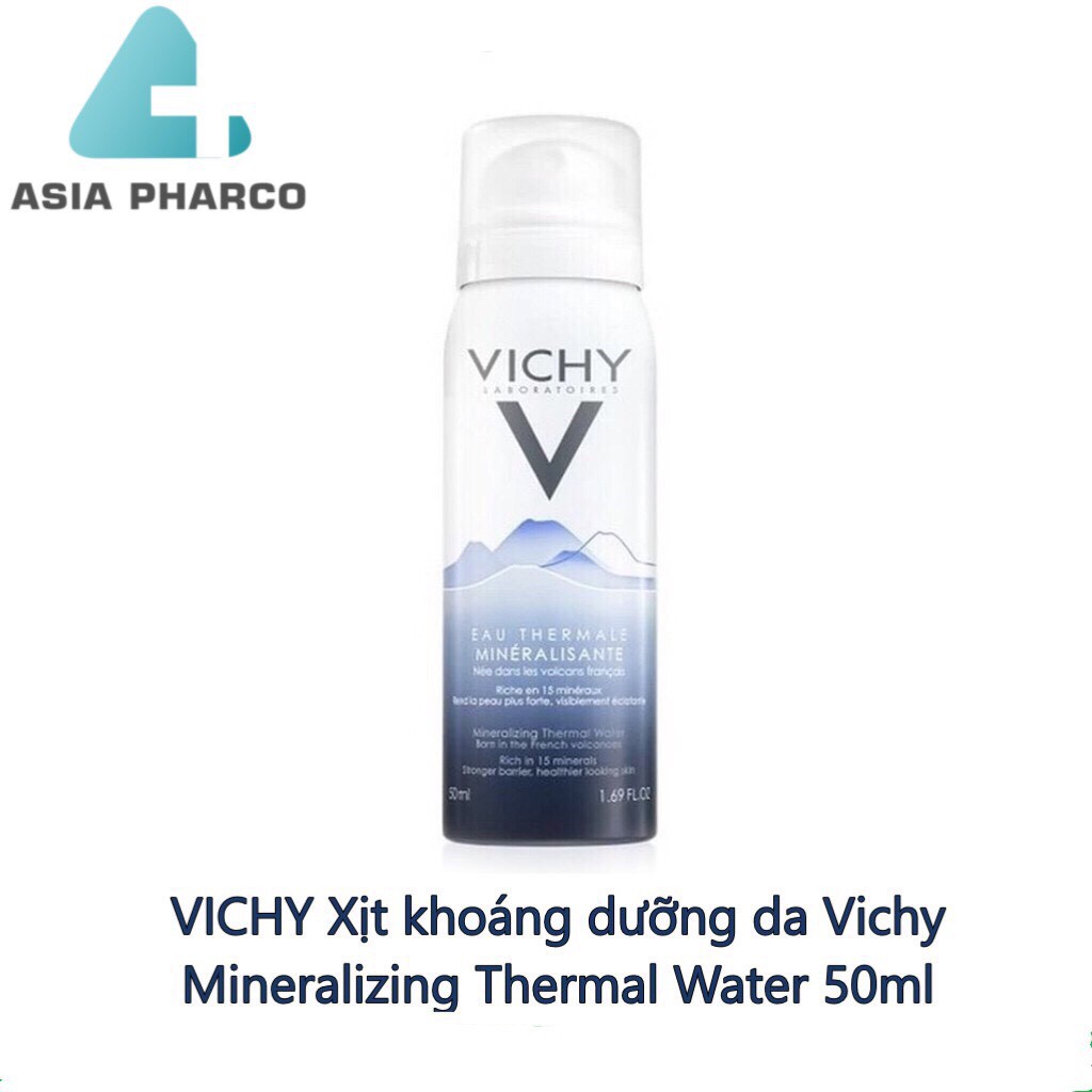 VICHY Xịt khoáng dưỡng da Vichy Mineralizing Thermal Water 50ml